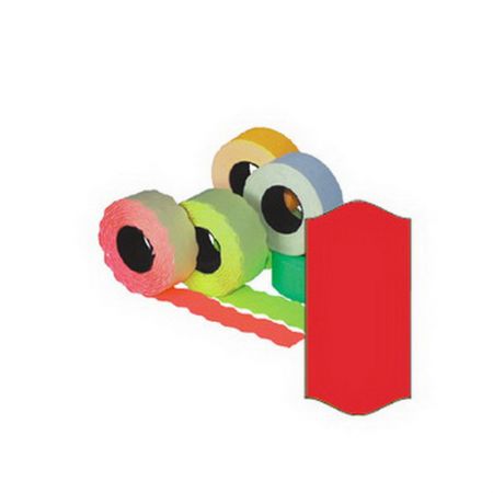 Marķēšanas pistoļu uzlīmes 26x12 mm, 5 gab., sarkani (100-07944)