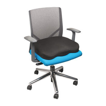 Ergonomisks krēsla paliktnis KENSINGTON, melns (250-07011)