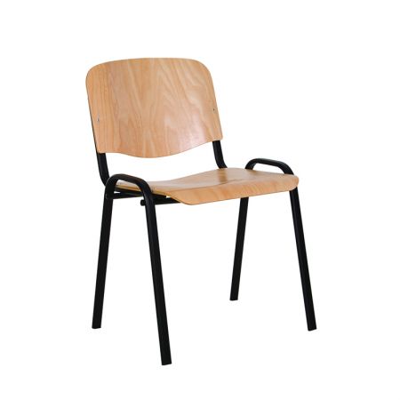 Krēsls NOWY STYL ISO BLACK WOOD no finiera, krāsa- dizskābardis (350-01046)