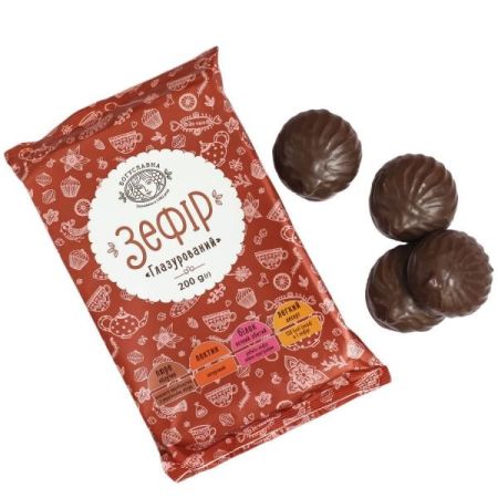 Zefīrs BOGUSLAVNA, glazēts, 200g (450-13890)