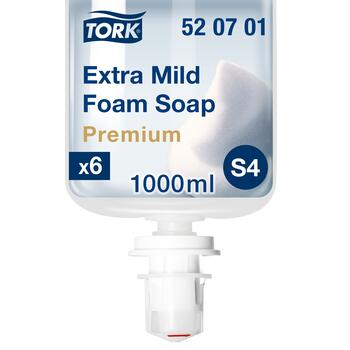 Putu ziepes TORK Premium Extra Mild S4, 1 L, bez smaržvielām (400-01282)