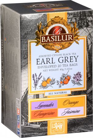 Melnā tēja Basilur EARL GREY ASSORTED 20 paciņas (450-18204)