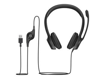 Austiņas LOGITECH H390 USB, melnas (250-08354)