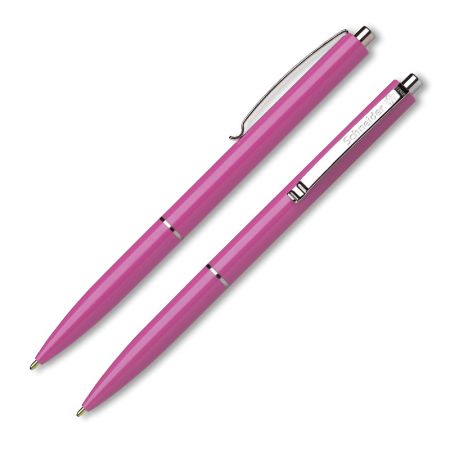 Lodīšu pildspalva SCHNEIDER K15 1.0mm, rozā korpuss, zila tinte (200-06923)