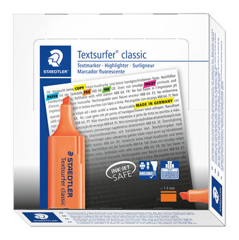 Teksta marķieris STAEDTLER TEXTSURFER 364 oranžs (200-01303)