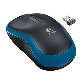 Bezvadu pele LOGITECH M185 (910-002239), zila (250-04389)
