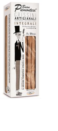Maizes standziņas BUON PIEMONTESI Integrali, 100% kviešu pilngraudu ar rīsu miltiem, 180g (450-27402)