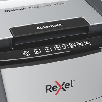 Dokumentu smalcinātājs Rexel Optimum AutoFeed+ 100X P4 (250-07929)