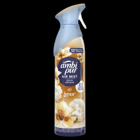 Izsmidzināms gaisa atsvaidzinātājs AMBI PUR Gold Orchid, 185ml (400-08829)