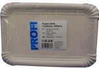 Šķīvis papīra PROFI, 13x20cm, 1.6kg, 250gab (400-09323)