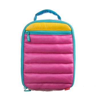 Pusdienu soma ZIPIT Puffer Lunch Bag, ar ledus paciņu, rozā krāsā (550-05090)