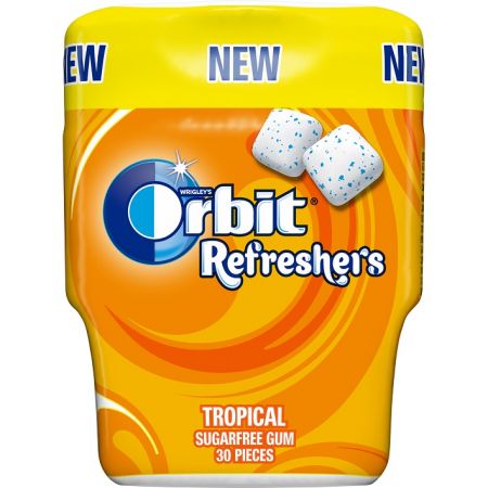 Orbit Refreshers Tropical Bottle 30gb. (450-16189)