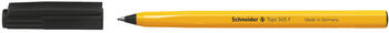 Lodīšu pildspalva SCHNEIDER 505 F 0.7mm, dzeltens korpuss, melna tinte (200-00486)