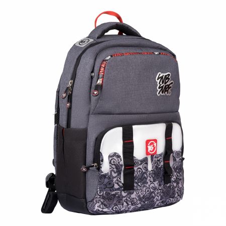 Mugursoma YES TS-49 SubSurf. Melnbalts, pelēks (550-06300)