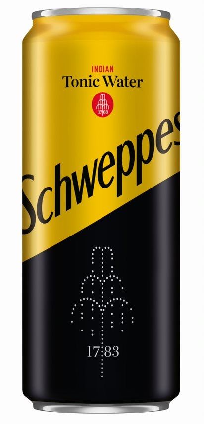 Gāzēts dzēriens SCHWEPPES Tonic Water, bundžā, 0.33l (DEP) (450-27831)