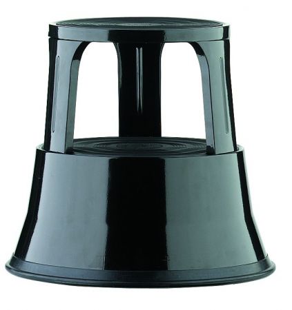 Metāla pakāpiena tumba ALCO, 45 cm, melna (350-01556)