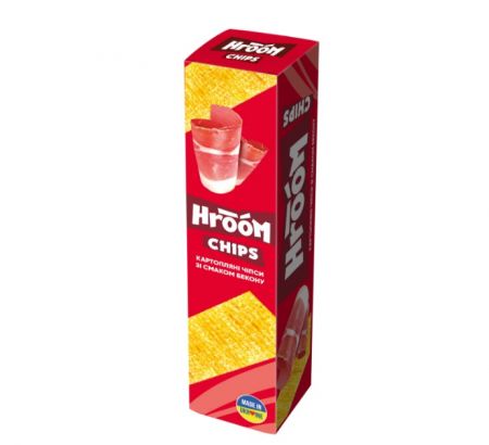 Kartupeļu plāksnes HROOM, ar bekona garšu, 50g (450-22939)