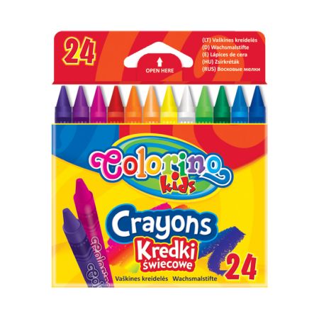 Vaska krītiņi COLORINO 24 krāsas (200-08849)