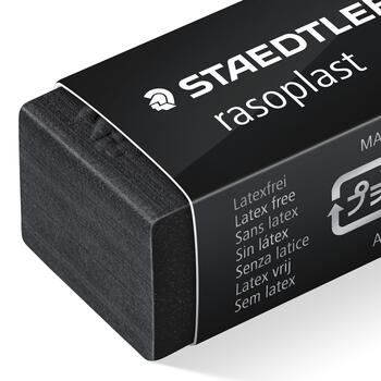 Dzēšgumija STAEDTLER Rasoplast B40 melns (200-05876)