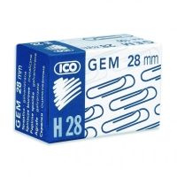 Saspraudes ICO 28 mm, 100 gab/kastītē (200-07820)