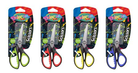 Šķēres ar gumijas rokturi 13,5 cm (200-14669)