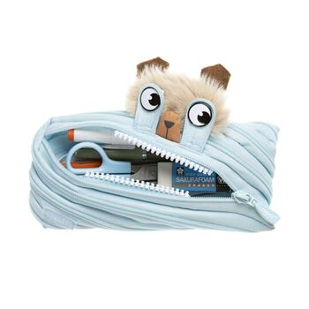 Penālis ZIPIT Unicorn Pouch, gaiši zils (550-05062)