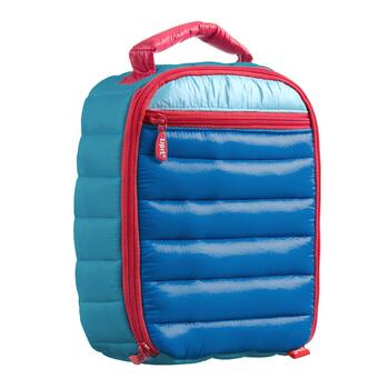 Pusdienu soma ZIPIT Puffer Lunch Bag, ar ledus paciņu, zilā krāsā (550-05092)