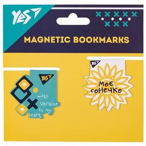 Magnētiskā grāmatzīme YES "Mana Ukraina", 2 gab 1 (550-06509)