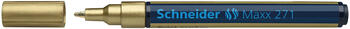 Noturīgais marķieris SCHNEIDER PAINT MARKER Maxx 271, 1-2mm, konisks, zelta (200-01457)