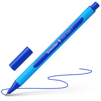 Lodīšu pildspalva SCHNEIDER SLIDER EDGE 0.5 mm, zils korpuss, zila tinte (200-05205)