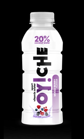 Vitaminizēts dzēriens OY!CHE, ogu garša 20%, kokosriekstu ūdens, PET, 0.5l (DEP) (450-23520)