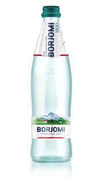 Minerālūdens BORJOMI, stiklā, 0.5 l (450-12590)