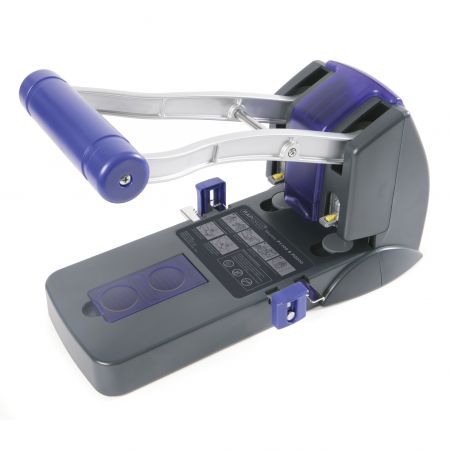 Caurumu perforators RAPESCO ECO P2200, 2 caurumi, 150 loksnes, melna/violeta (200-15350)