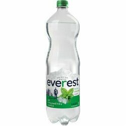 Ūdens EVEREST ar piparmētru, gāzēts, PET, 1.5l (DEP) (450-23065)