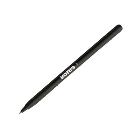 Lodīšu pildspalva KORES KOR-M, 1,0 mm, melna (200-12609)