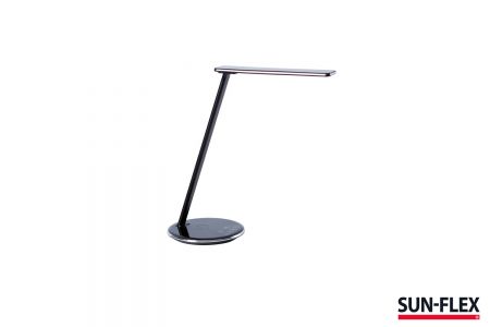 Galda lampa SUN-FLEX®QLITE™ ar iebūvētu bezvadu tālruņa lādētāju, melna (350-01581)
