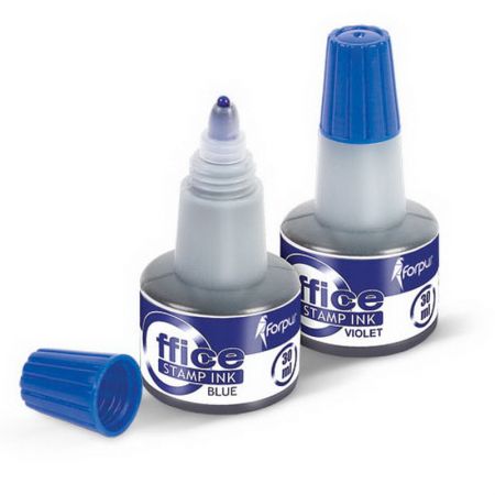 Zīmogu tinte Forpus, 30 ml, zila (650-00206)