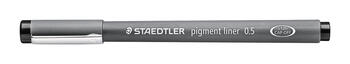 Pildspalva rasēšanai STAEDTLER PIGMENT LINER 0.5 mm melna (200-00621)