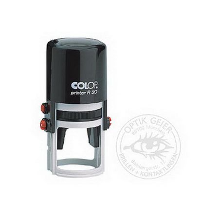 Zīmogs COLOP Printer R30, melns korpuss, bez krāsas spilventiņš (650-00937)