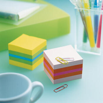 Piezīmju līmlapiņu mini kubs Post-it Lemon, 51x51mm, 400 lapiņas (100-00917)