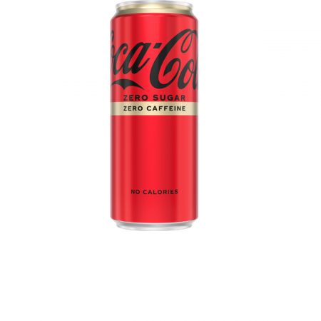 Gāzēts dzēriens COCA COLA Zero Caffeine, bundžā, 0.33l (DEP) (450-23014)