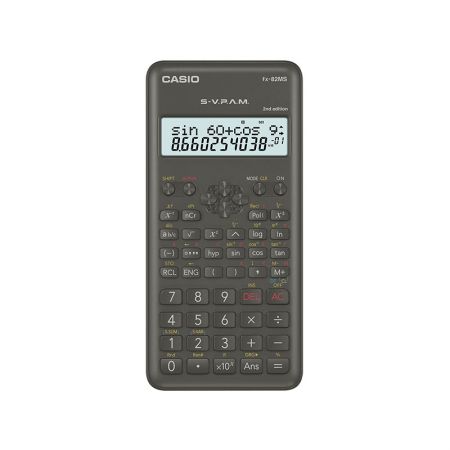 Zinātnisks kalkulators CASIO FX-82MS, 85 x 157 x 23.2 mm (250-07043)