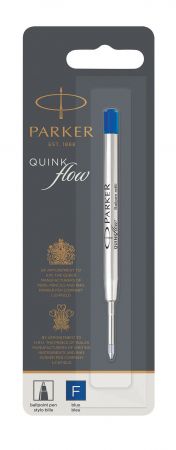 Lodīšu serdenis PARKER QUINK FLOW F 0.5mm, zila tinte (200-11819)