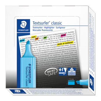 Teksta marķieris STAEDTLER TEXTSURFER 364 zils (200-01302)