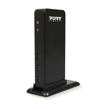 Universālā galda dokstacija PORT, līdz 10 perifērijas ierīcēm, USB 3.0 (250-05730)