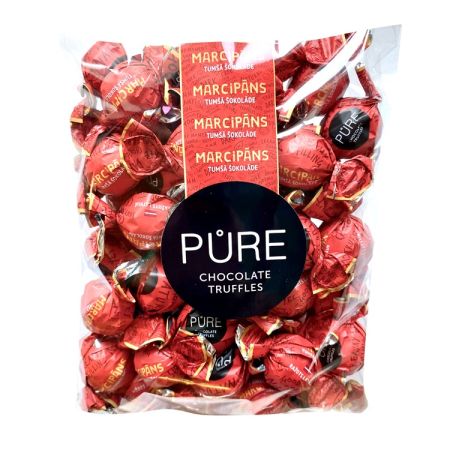 Šokolādes trifeles ar marcipāna krēma pildījumu 500g, PURE (450-19668)