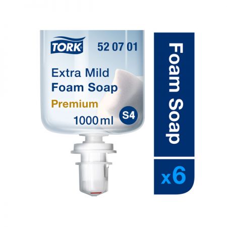Putu ziepes TORK Premium Extra Mild S4, 1 L, bez smaržvielām (400-01282)