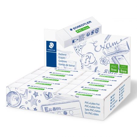 Dzēšgumija STAEDTLER PVC-FREE 525B20, izmērs 65x23x13 mm (200-04967)