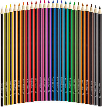 Krāsainie zīmuļi STAEDTLER NORIS COLOUR 185, 24 krāsu komplekts (200-12142)