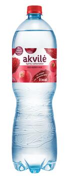 Dzeramais ūdens  AKVILE ar sarkano ogu aromātu, viegli gāz., 1,5l (450-12532)